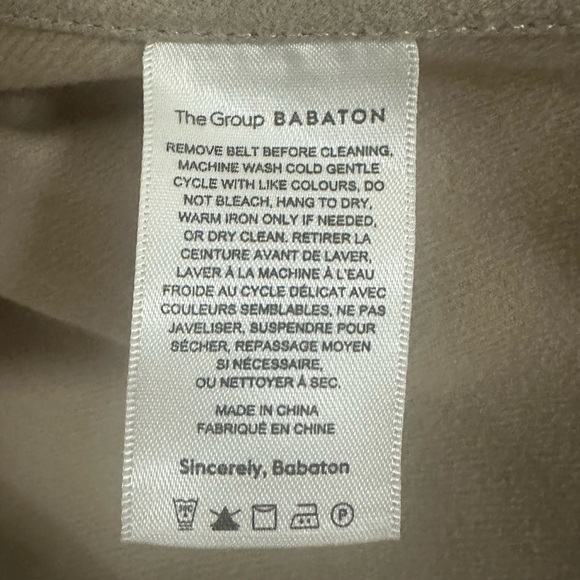 The Group Babaton / Aritzia “Balboa Jacket” / Trench Coat Excellent Condition - Picture 8 of 11